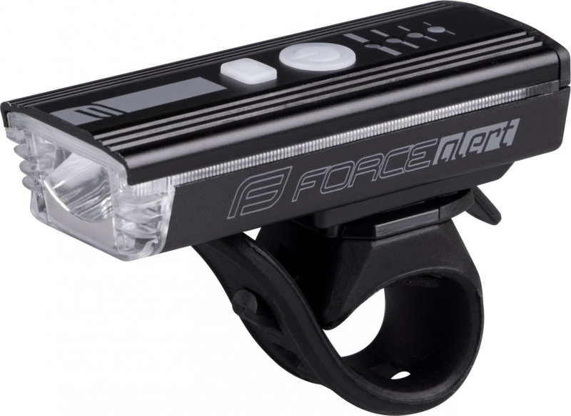 světlo přední FORCE ALERT 350LM USB, černé