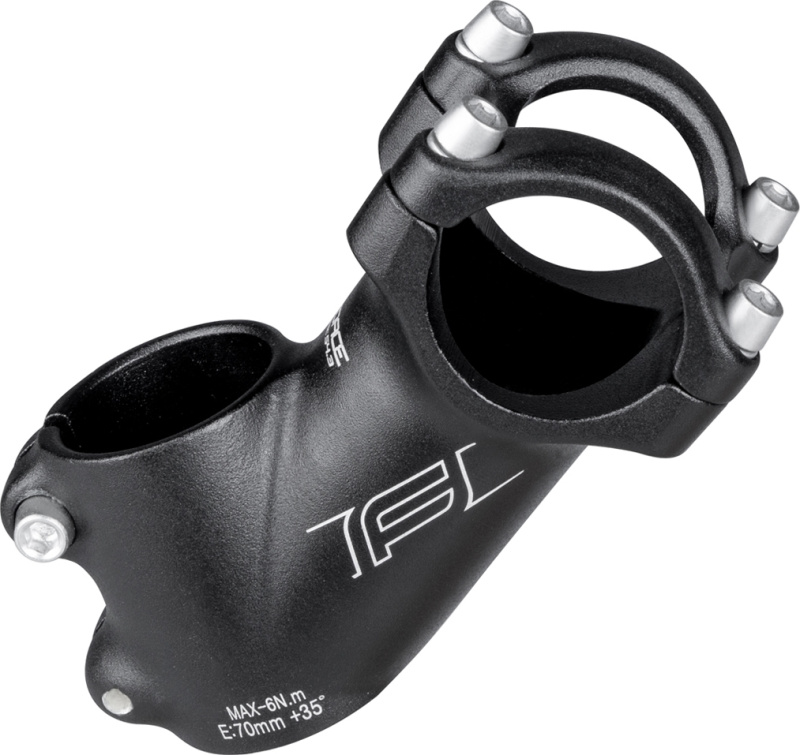představec FORCE BASIC S4.3  31,8/90mm Al, černý Velikost: 31,8/70mm