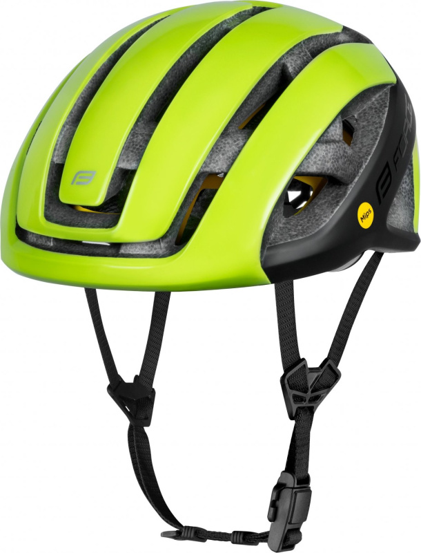 přilba FORCE NEO MIPS, fluo-černá Velikost: fluo-černá L-XL