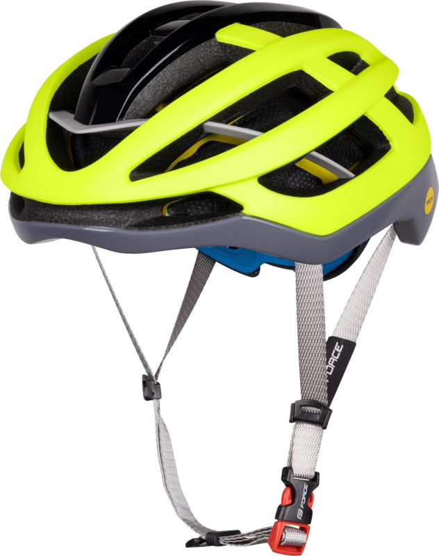 přilba FORCE LYNX MIPS, fluo-šedá Velikost: fluo-šedá S-M
