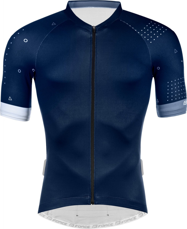 dres FORCE GAME krátký rukáv, tm. modrý Velikost: M