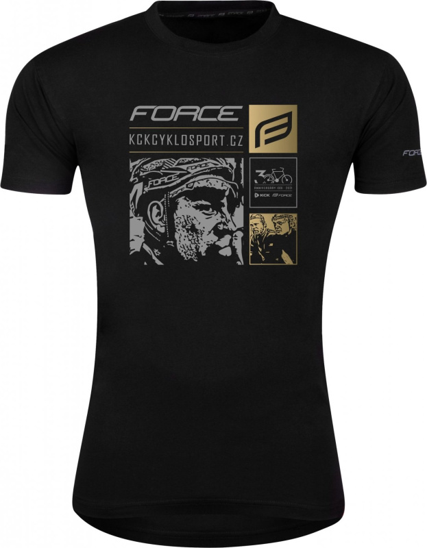triko FORCE 30 LET limitovaná edice, černé Velikost: S