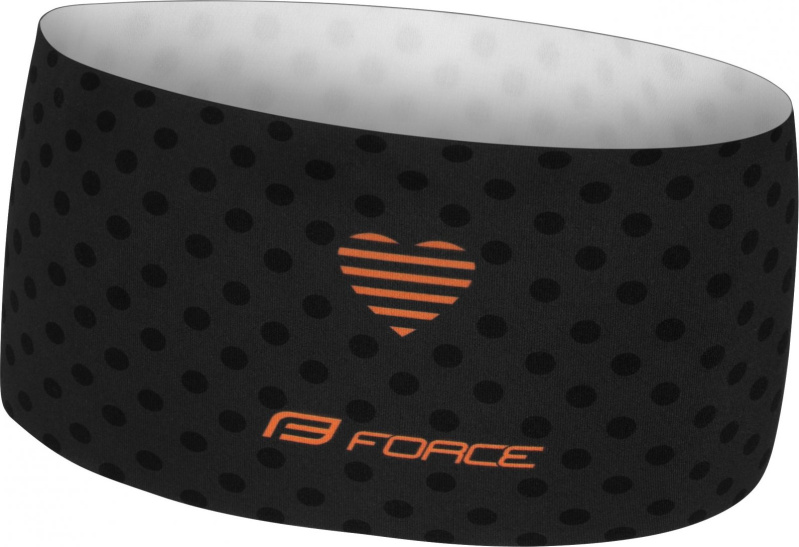 čelenka FORCE POINTS sport nezúžená,črn-oranž UNI