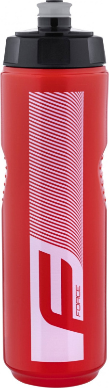 láhev FORCE QUART 0,9 l, červeno-bílá