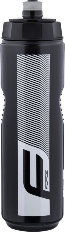 láhev FORCE QUART 0,9 l, černo-bílá