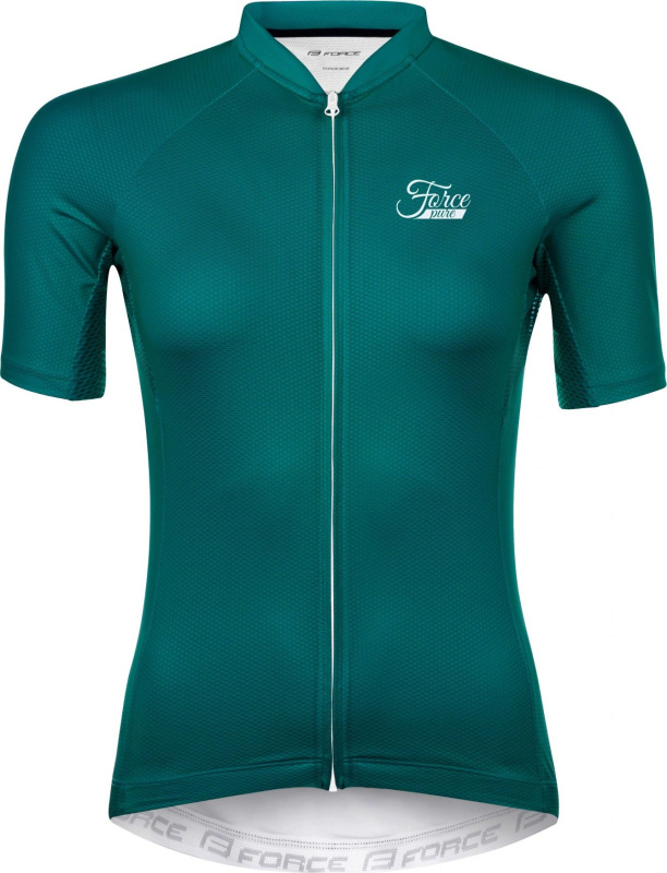 dres FORCE PURE LADY kr. rukáv, petrolejový Velikost: M