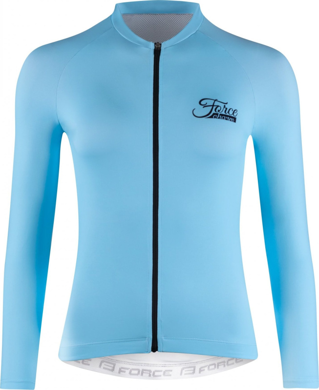 dres FORCE CHARM LADY dlouhý rukáv, sv. modrý Velikost: M