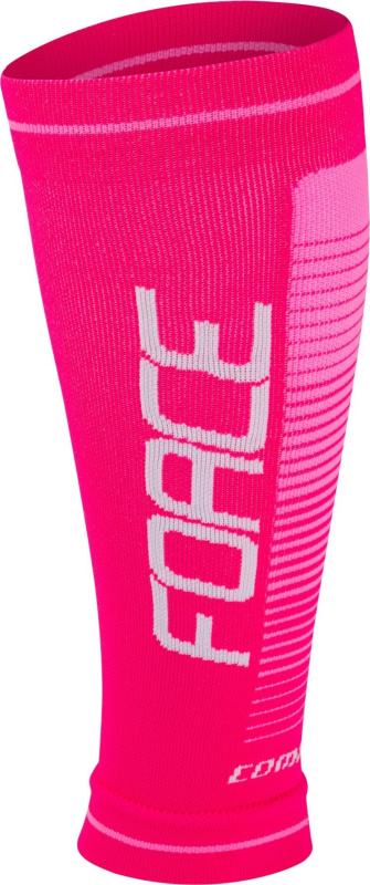 návleky na nohy FORCE COMPRESS, růžové Velikost: L-XL