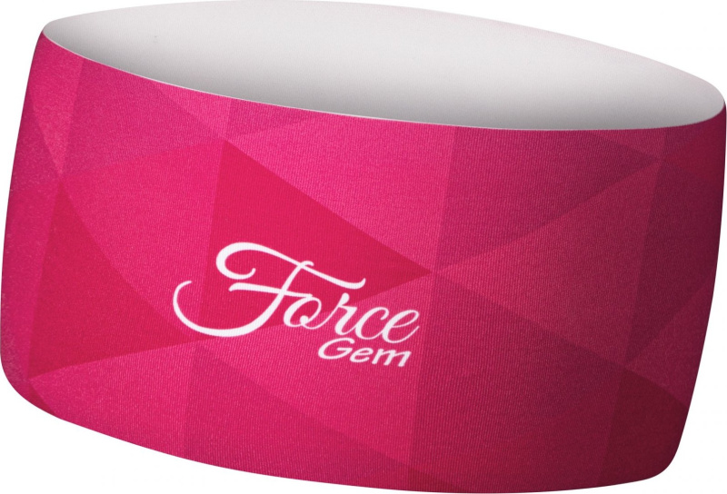 čelenka FORCE GEM sport nezúžená, růžová UNI