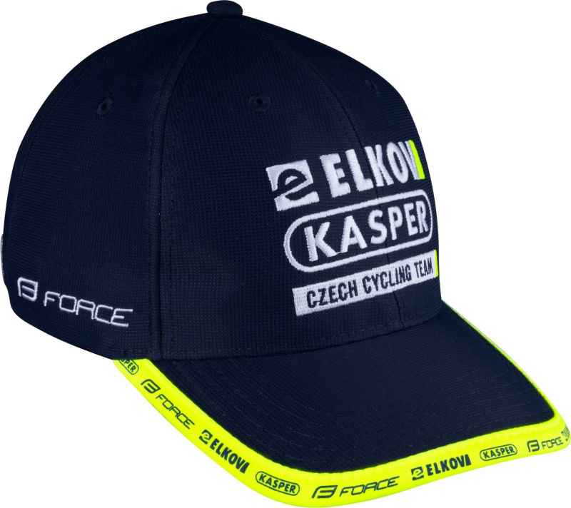 kšiltovka FORCE ELKOV-KASPER, modro-fluo