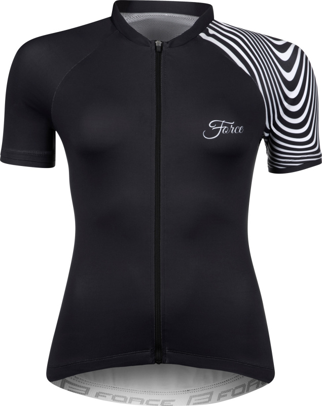 dres FORCE STREAM LADY kr. rukáv, černý Velikost: XS