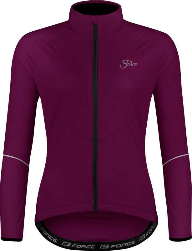 bunda FORCE ARROW LADY softshell, fialová Velikost: M