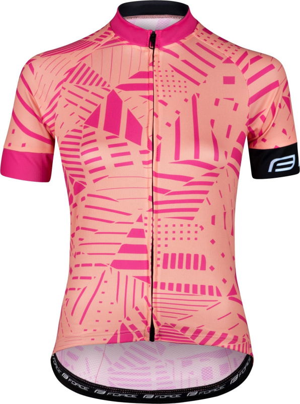 dres FORCE SHARD LADY kr. rukáv, meruňkový Velikost: 3XL