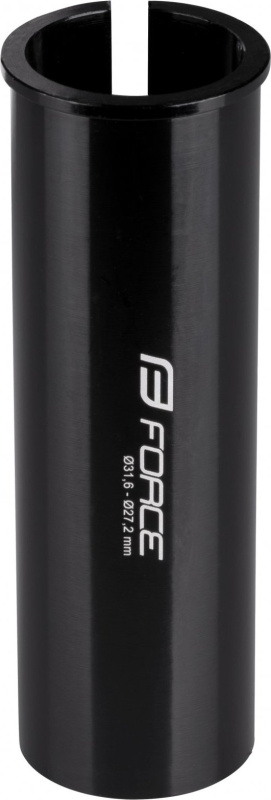 redukce sedlovky FORCE 30,9-27,2mm, hliníková, črn