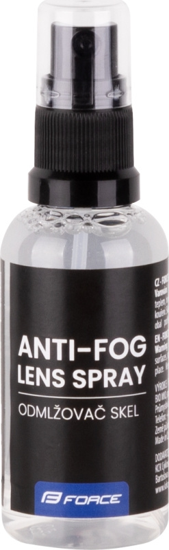 odmlžovač skel brýlí FORCE GLAZE, rozprašovač 50ml