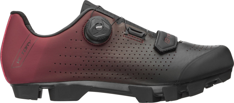 tretry FORCE MTB VICTORY, černo-bordó Velikost: 43