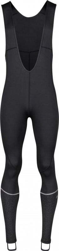 kalhoty FORCE MAZE se šráky bez vložky, černé Velikost: 3XL