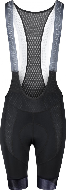 FORCE kraťasy F STRIPE LADY se šráky a vl, črn-šedé Velikost: XXL