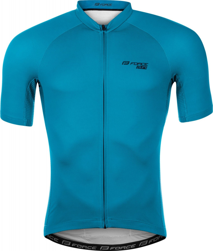 dres FORCE PURE kr. rukáv, modrý Velikost: XS