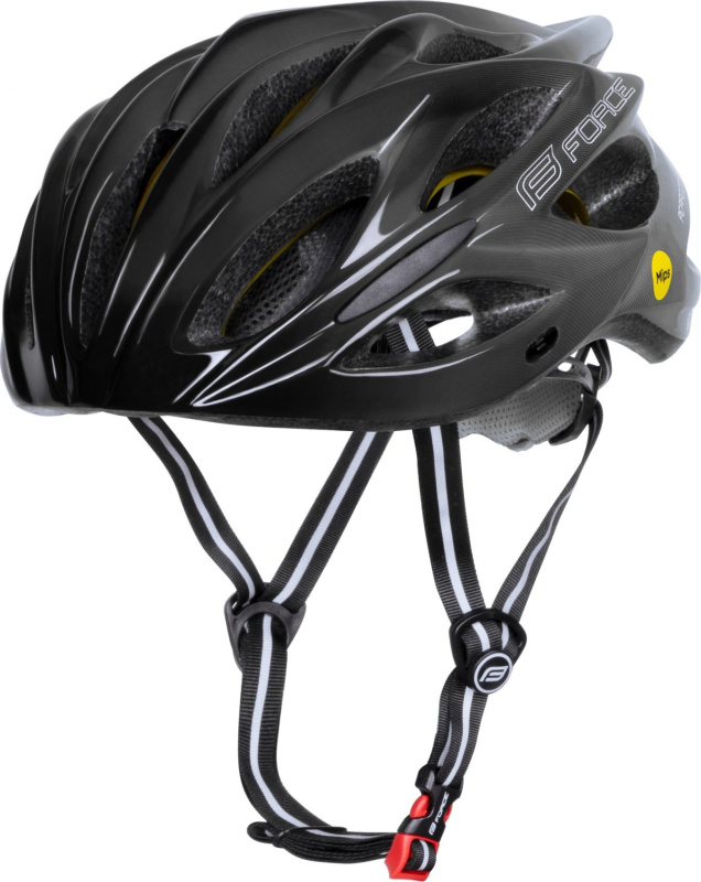 přilba FORCE BULL HUE MIPS, černo-šedá Velikost: L-XL