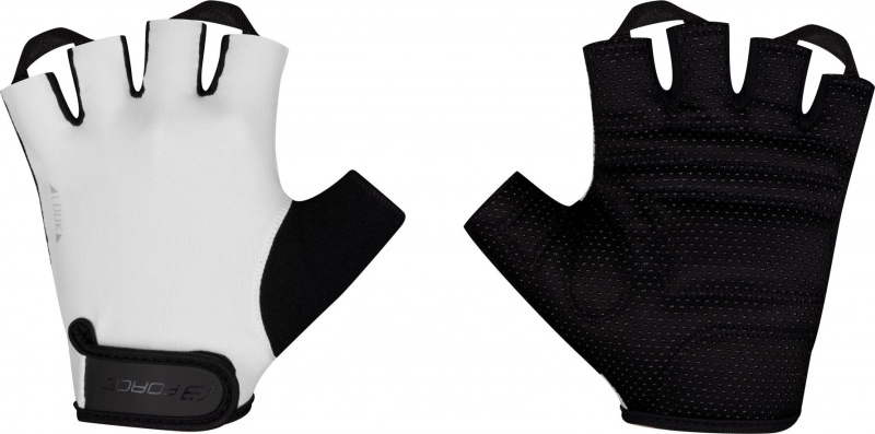 rukavice FORCE LOOK, bílé Velikost: M