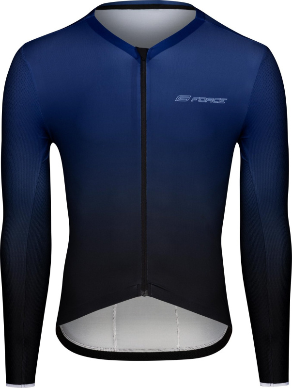 dres FORCE SMOOTH dlouhý rukáv, modro-černý Velikost: XL