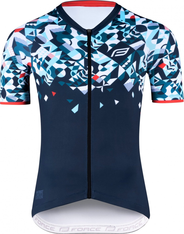 FORCE dres F PATRIOT limit. edice kr. rukáv, modrý Velikost: S