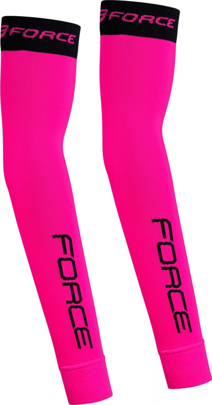 návleky na ruce FORCE 2 pletené, růžové Velikost: S-M