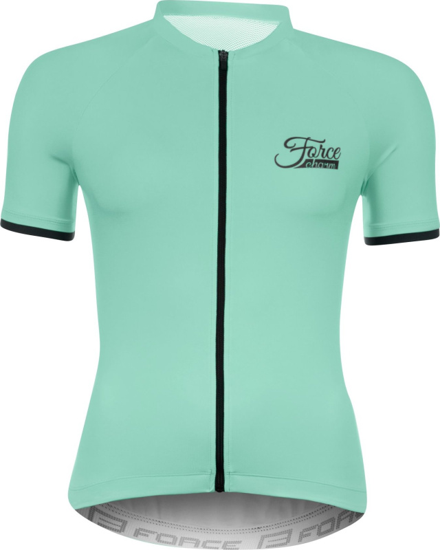 dres FORCE CHARM LADY kr. rukáv, mentolový Velikost: XL