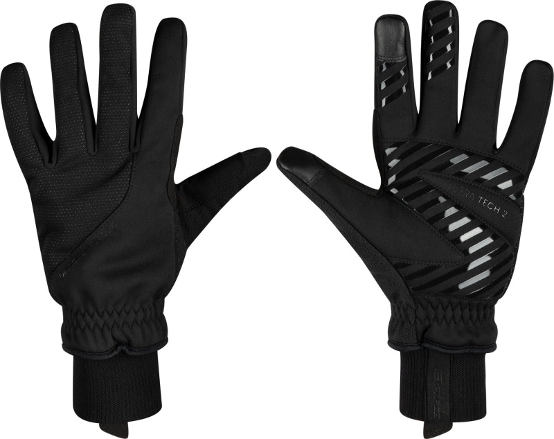 rukavice zimní FORCE ULTRA TECH 2, černé Velikost: 3XL