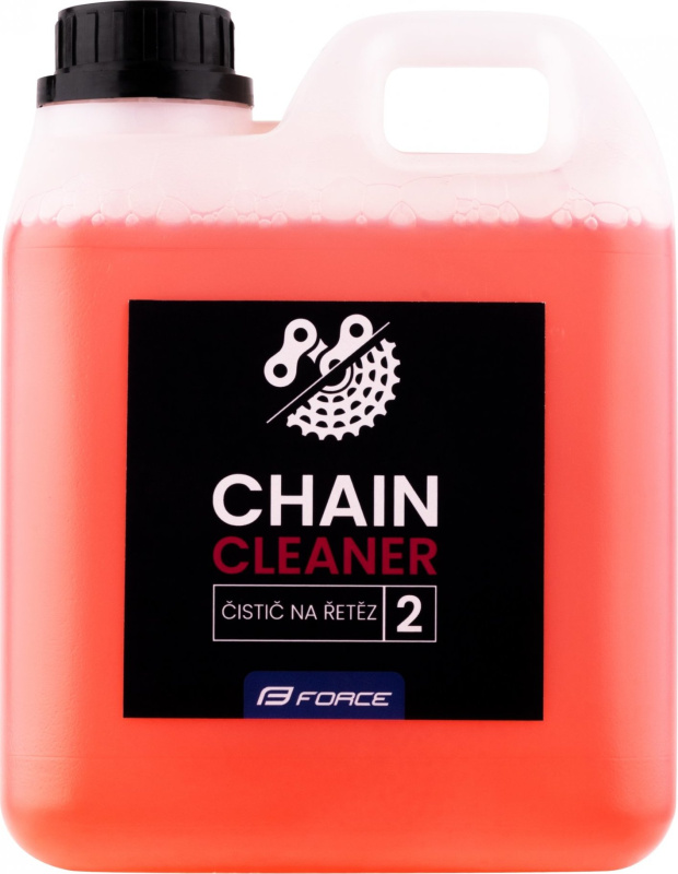 FORCE čistič F STRONG na řetězy - 2 l, kanystr - růžový