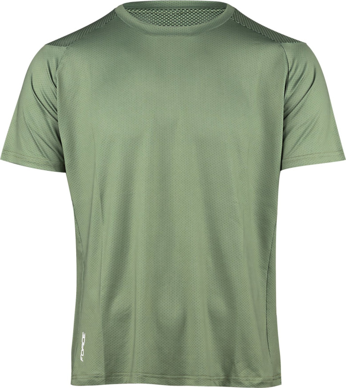 dres FORCE MTB MOUNT krátký rukáv, army Velikost: 3XL