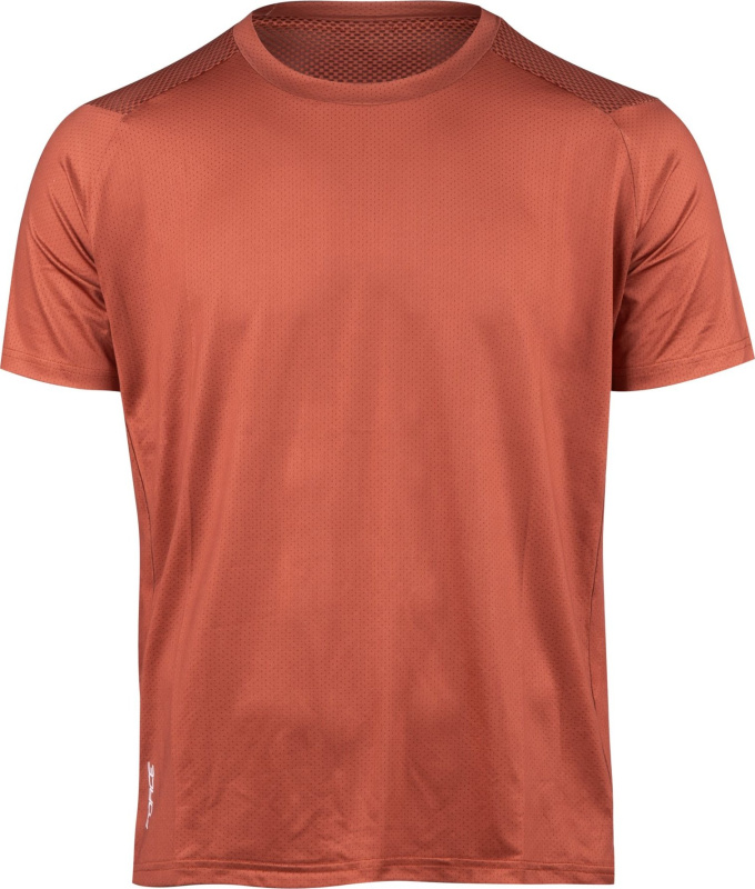 dres FORCE MTB MOUNT krátký rukáv, cihlový Velikost: XL