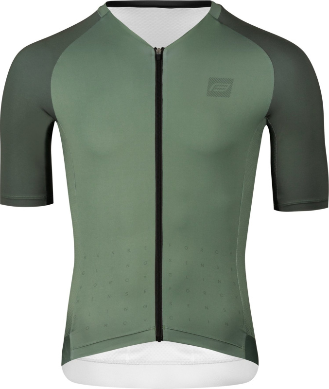 dres FORCE SCRIPT kr. rukáv, zelený Velikost: XL