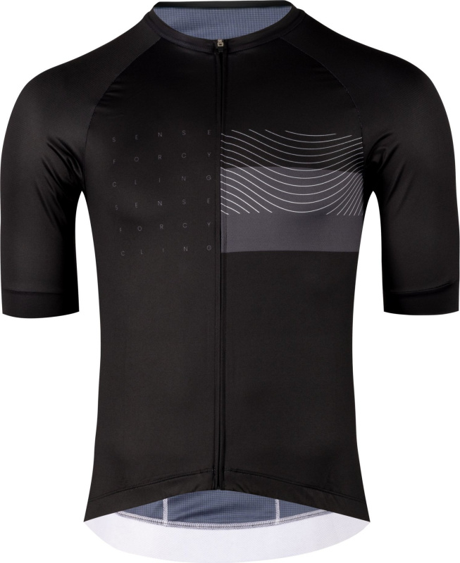 dres FORCE SWAY kr. rukáv, černý Velikost: XL