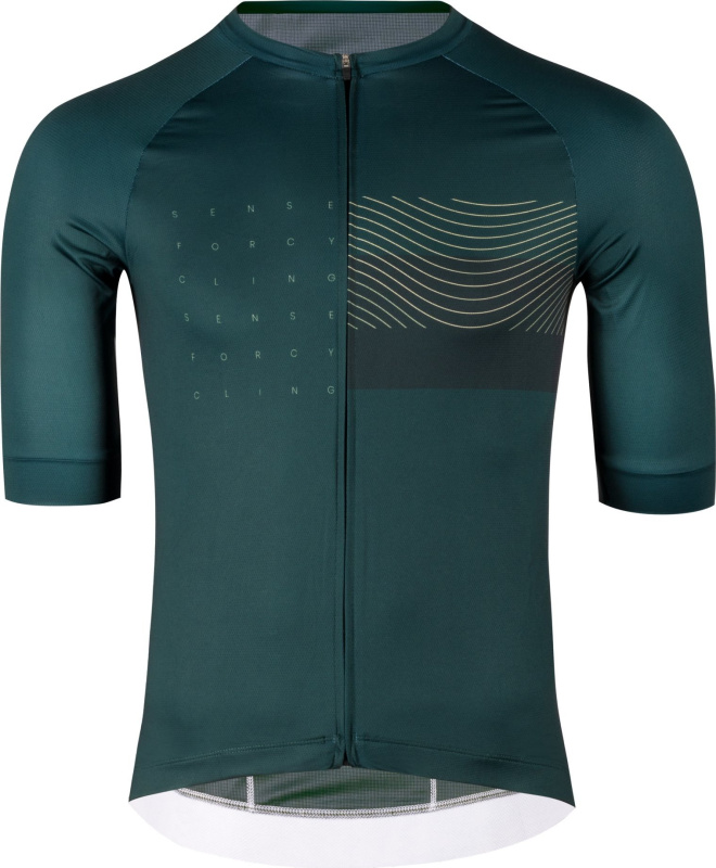 dres FORCE SWAY kr. rukáv, tmavě zelený Velikost: 3XL