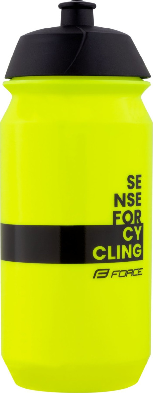 láhev FORCE FINE 0,5 l, fluo-černá