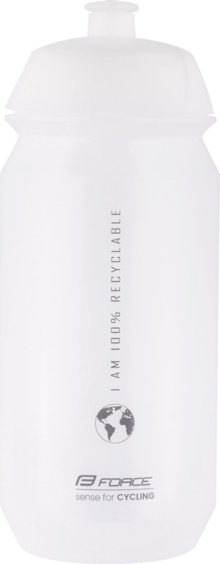 láhev FORCE BIO EARTH 0,5 l, transparentní-šedá