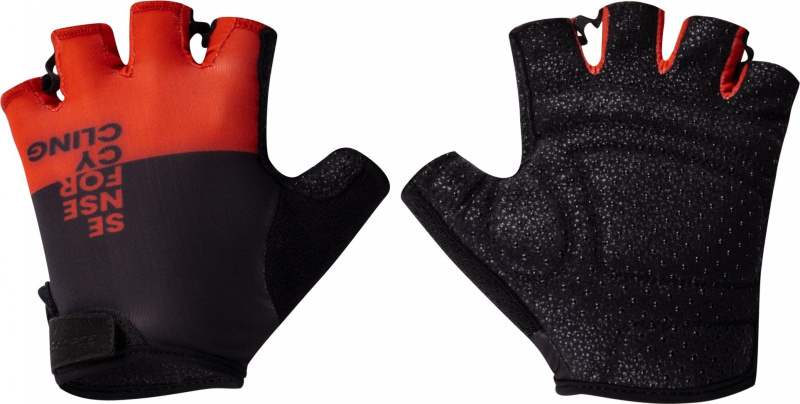 rukavice FORCE FINE, černo-červené Velikost: XXL