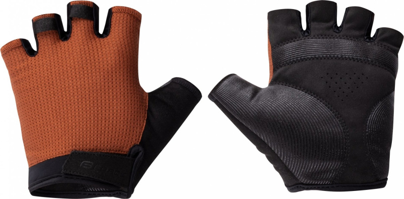 rukavice FORCE PARK, cihlové Velikost: XXL