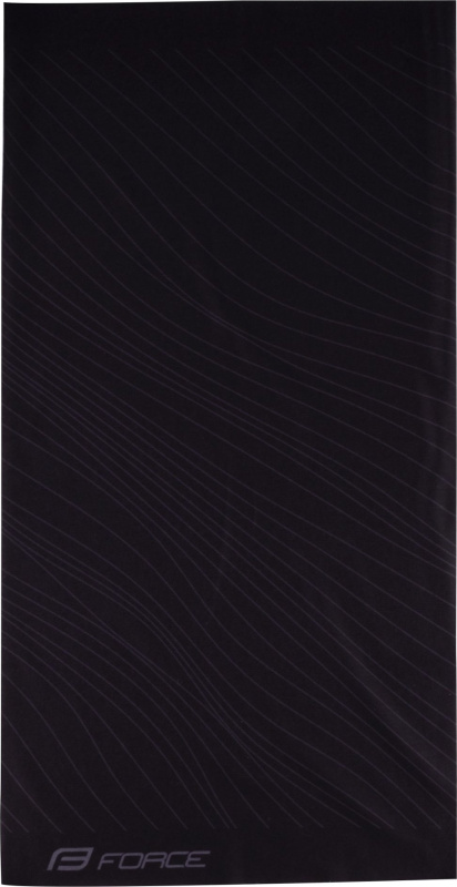 šátek FORCE LAYER léto, černý UNI