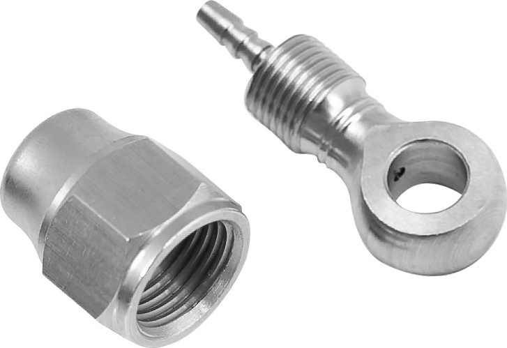 TK 91 koncovka banjo 2,3mm s převlečnou maticí
