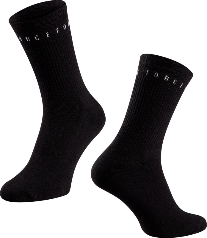 ponožky FORCE SNAP, černé Velikost: SNAP SPORT černé S-M/36-41