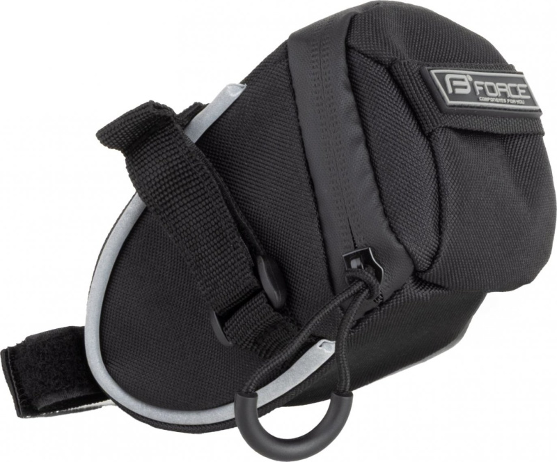 brašna pod sedlo FORCE JET suchý zip,černá M