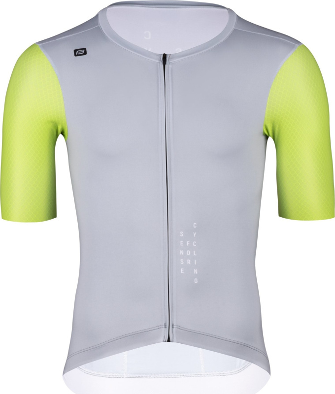 dres FORCE LIMIT kr. rukáv, šedo-limetkový Velikost: XL