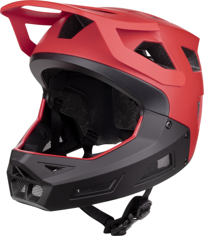 přilba FORCE DROP downhill, červeno-černá Velikost: L-XL