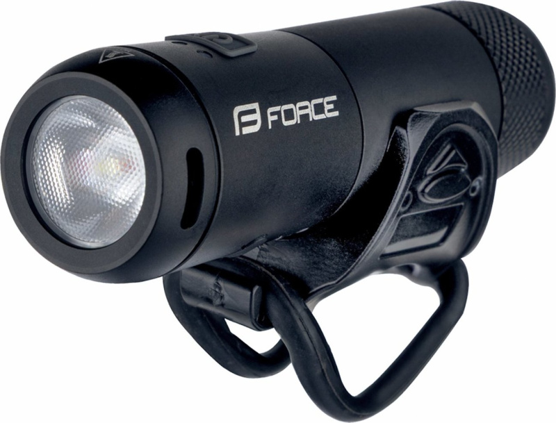 světlo přední FORCE PEN 2.0 700LM USB, černé