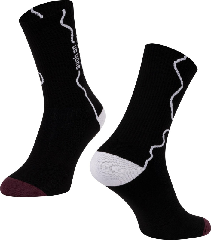 ponožky FORCE ENDLESS, černé Velikost: L-XL/42-46