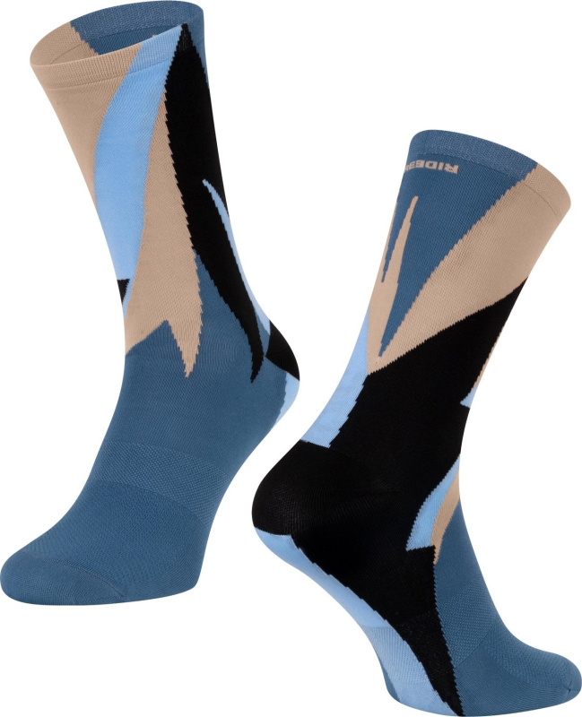 ponožky FORCE FREERIDE, modré Velikost: L-XL/42-46