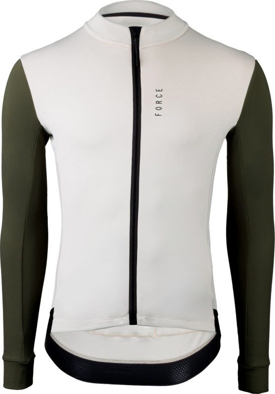 dres FORCE ENDLESS dlouhý rukáv, béžovo-zelený Velikost: 3XL